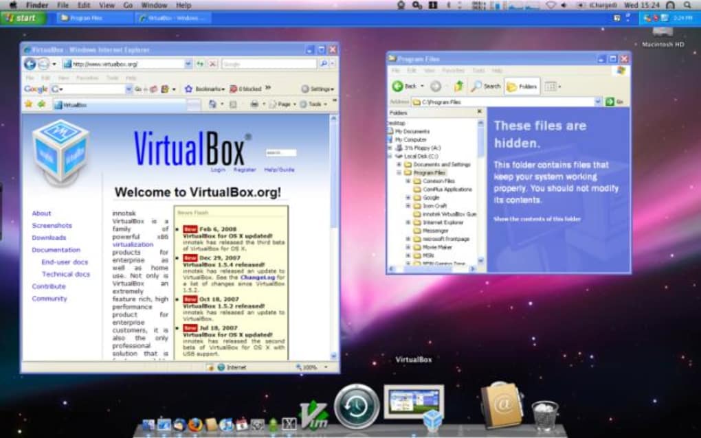 download virtualbox mac emulator